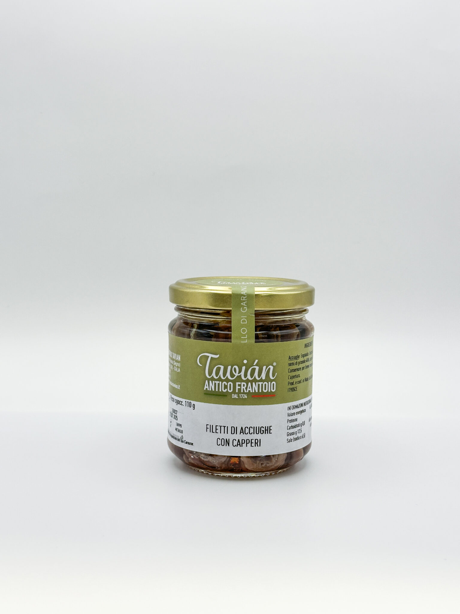 Filetti di acciughe con capperi
