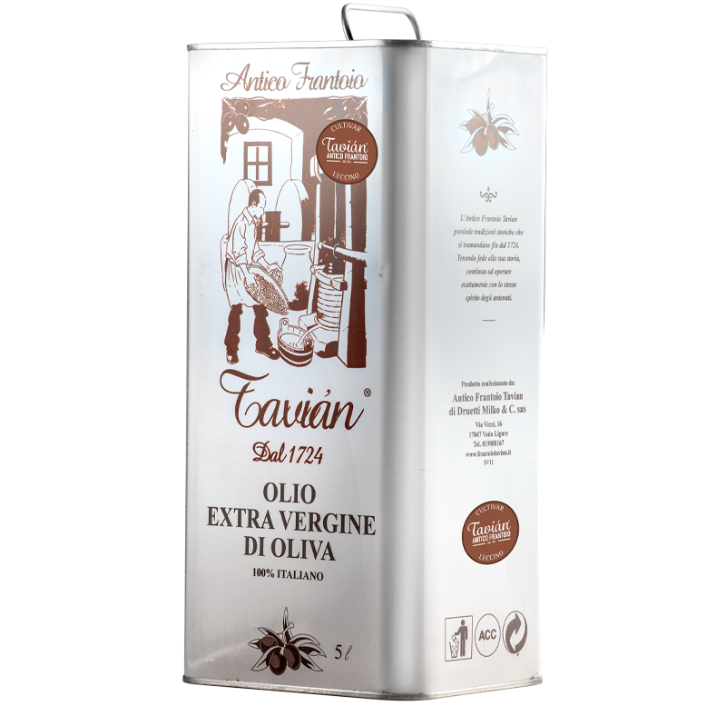 Olio Extra Vergine di Oliva Cultivar "Leccino" - 5 L